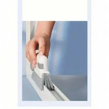 1PC Universal Window Track Cleaning Brush, Kitchen Home Gap Detail Cleaning Easy To Clean Small Gaps And Frames, Versatile Countertop Cleaning Tool. - 1pc - View 8