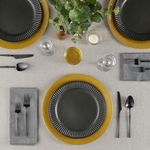 13'' Party Chargers Large Plates & Platters Great For Elegant Party's Weddings Tableware Great For Serving Dish Gold Pack Of 12 - 金色 - 查看 4