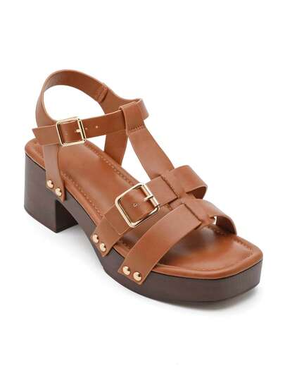 Sandales And Talons Hauts And Brides Entrelacées Serties De Cristaux