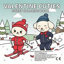 24-Page Cute Kitchen-Themed Coloring Book - Featuring Vibrant Colorful Adorable Animals, Stress-Relief Art Sketch Book, Suitable For Teens And Adults - Perfect Gift For Birthdays, Holidays And Special Occasions, Ideal Coloring Book For Girls - Kitchen Fun - View 20