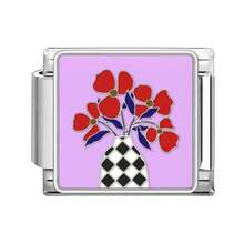 1件套模块化串珠手链DIY套装,包含花朵、海洋、眼睛、月亮、心形元素,适合作为派对/节日礼物送给朋友/情侣,设计精美,不锈钢材质。 - M290345 - 查看 27