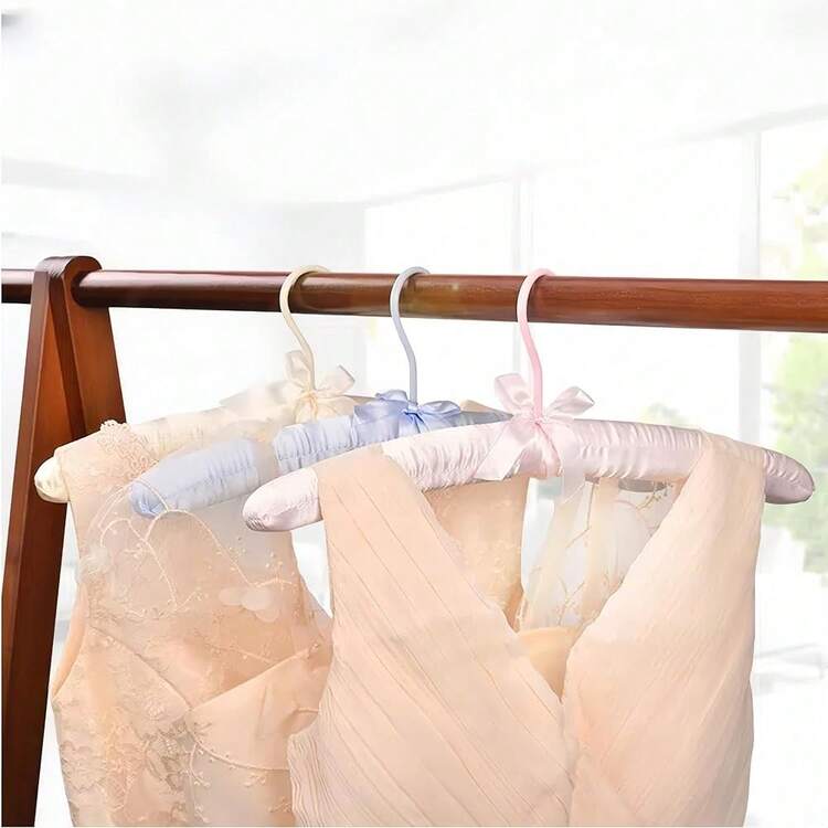 Padded Hangers For Clothes Satin Hanger Clothes Hanger Padded Hangers For Women Sweaters (5pcs) - 5pcs - 查看 6