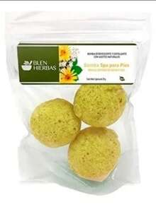 Bombas spa de arnica, castaño de indias y tilo, spa para pies, brinda descanso a los pies, ayuda a desinflamar, bombas efervescentes con extractos naturales y aceites esenciales, contiene 3 piezas, producto confiable y elaborado por especialista y dentro de un laboratorio, ayuda a desinflamar cualquier síntoma de golpe o torcedura, brinda sensación de alivio, ideal para cualquier inflamación causada por golpe, torcedura o moretones. - Amarillo - Ver 2