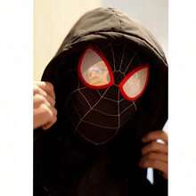 Marvel Mask, Miles Morales  Superhero Cosplay, Carnival Costume Prop - B - 查看 8