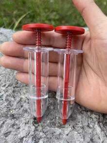 1pc Hand-Held Seed Spreader - Manual Precise Seeding Tool With Transparent Tube And Ergonomic Handle, Durable Plastic, Suitable For Garden, Potted Plants, Lawn, Seedlings, Seed Disperser - A - View 5