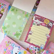 Retro Showa Era Cute Memo Pad, Non-Sticky Scrapbooking Material, To-Do List Or Planner, Gift For Yourself, Girlfriend, Friends, Study & Office Journaling, Valentine's Day Card, Scrapbooking Paper, Writing Notebook, Pencil Case Message Book - 6.4 X 8.8 cm - View 2