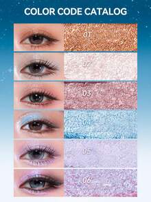 ROCK SWEET 闪亮光谱眼影棒 - 一抹即可打造哑光、珠光和烟熏眼妆，以大地色系为主，防晕染配方 - 銀鑽閃色 - 查看 6