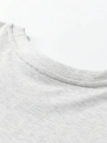 Passende Outfits für Paare, unisex Langarm T-Shirts mit Vorder- und Rückseiten-Druck, lässiger Streetwear und College-Stil, geeignet für Jung und Alt, Frühling, Sommer, Herbst, Geschenke für Freund, Freundin, Ehemann, Ehefrau, Jahrestag - Hellgrau - Übersicht 5