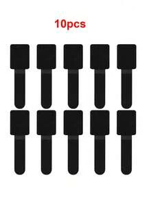 10pcs Cable Management Organizer Boxes, Multipurpose Desktop Cable Clips, Reusable Cable Ties, Suitable For Electricians, Computer Cables, Back To School Essential - one-size - View 10