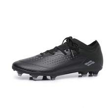 Women's Lace-Up Casual Versatile Studded Soccer Sneakers - Black/Dark Gray - View 2