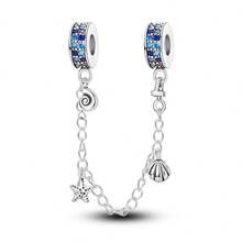 1pc Silver/Gold Plated Butterfly, Star, Heart, Clover Silicone Safety Chain Beads, Suitable For DIY Bracelet, Necklace Jewelry Making, Spring New Arrival - Silver Or Gold - View 15