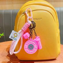 Gym Series Keychain, Creative Barbell Keychain, Dumbbell Water Bottle Keychain, Gym Accessory Gift, Backpack Pendant - Fitness Series - View 3