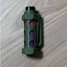 1pc Flashbang Shaped Clipper Lighter Case, Sturdy Plastic Shell, Grenade Design, Ideal Gift For Fashionistas And Novelty Lighter Accessory - C-Green - View 11