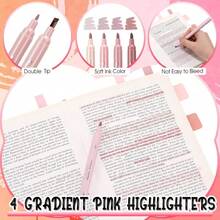 Pastel Aesthetic Pencil Case Set With Cute Pencil Case, Highlighters, Gel Pens, Mechanical Pencils - Assorted Colors, Durable Plastic, Ideal For Office & College Essentials, Stationery Supplies, Pencil Case Pouch, School Supplies, Playful Design, Quality Stationery - 綠色 - 查看 2