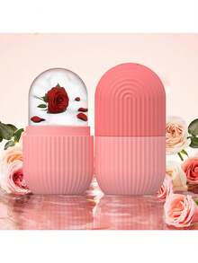 1 khuôn làm đá lạnh và dụng cụ massage mặt bằng silicon - Có thể tái sử dụng, không mùi, giúp giảm sưng tấy và mẩn đỏ hiệu quả, tăng cường lợi ích chăm sóc da, dụng cụ massage mặt lý tưởng cho mùa tựu trường. - Nhiều màu - Xem 2