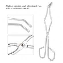 Stainless Steel Crucible Tong Gold Melting Furnace Pliers Clamp Jewelry Making Accessory Tool - Herramienta para hacer joyas - Ver 4