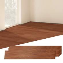 50片光滑PVC自粘地板砖，木纹翻新，加厚耐磨，适用于水泥地面，防水防油，适用于老房子、出租房、厨房、阳台、客厅、卧室、书房等。 - 45*15cm - 查看 6