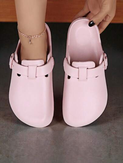 Women's Soft Bottom Closed Toe Flat Kitchen Work Shoes, Nurse Daily Commute Outfit, Fashion Comfortable Versatile, Soft Bottom Garden Beach Shoes, Spring/Summer