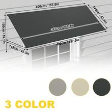 Retractable Awning With Articulated Arms, Balcony Awning, Retractable Awning, Balcony Awning, Sun Protection, Weather Resistant, Provides Shade, Retractable For Windows, Balcony, UV Resistant - Anthracite - View 15