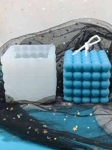 5-Layer Round Ball Aromatherapy Plaster DIY Handmade Silicone Mold - White - View 2