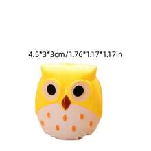5pcs/Box Korean Stationery Creative Funny Cartoon Owl Pencil Sharpener, Plastic Pencil Sharpener Cartoon Animal Shape, Back To School Student Supplies Party Gifts XZ-79 - Multicolor - View 6