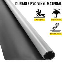 Dance Floor 2x1.2m To 2x15m Dance Floor Roll 0.06in Thick PVC Vinyl Dance Floor, Black Grey Reversible Portable Dance Floor, Non-Slip Dance Flooring, Ballet Dance Floor For Jazz, Pop, Lyrical Style - 2米X2.4米 - 查看 3