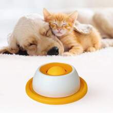 Pet Lick Toys Interactive Yogurt Licking Plate Promotes Dental Health Training Snack Bowl Slow Feeder - Multicolor - View 4