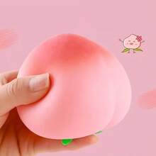 创意减压逼真桃子挤压玩具，慢回弹减压小工具 - 彩色 - 查看 8