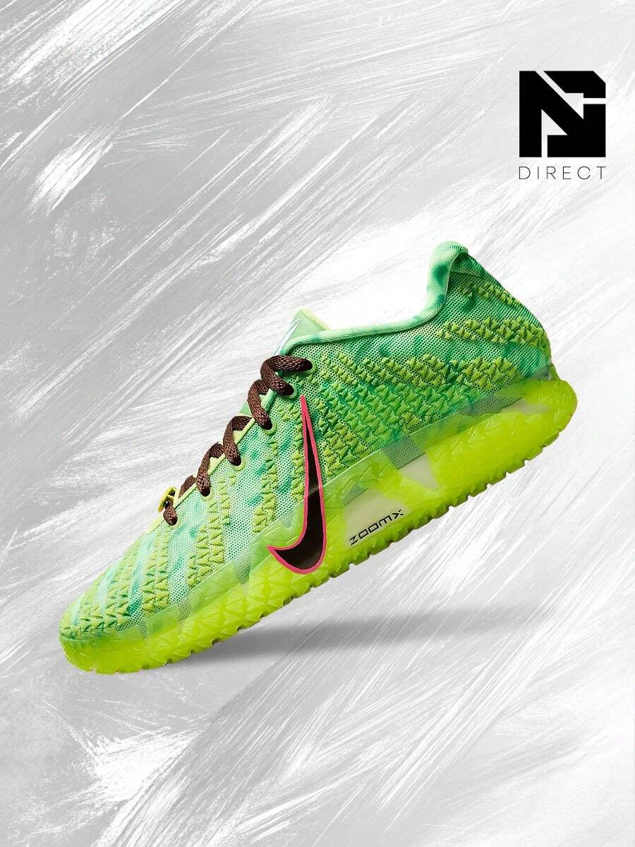 Nike Ja 3 Zombie – Men's Lifestyle Sneakers – Shoes For Man -Vintage-Autumn & Winter-Inspired Running Shoes, Shock-Absorbing Comfort, Gym To Streetwear Casual Wear - Prefect Thanks Giving Day & Chrismas Gift- HV9923 700 - Light Lemon Twist/Hemp/Bright Crimson/Black - 查看 1