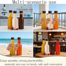 23pcs Mini Refillable Portable Bottle Caps, Beverage Dispenser Bottles, Multi-Purpose Containers Suitable For Energy Drinks, Commuting, Fitness, School Activities And Outdoor Adventures, Can Be Used For Seasoning Filling, Also Suitable As Tabletop Decorations For Wedding Party Gifts - Multicolor-1 - View 6