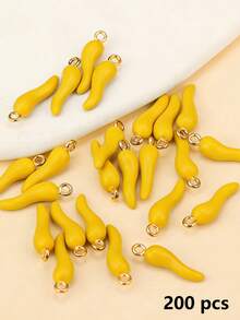 [Quantity] Pcs Vivid Multicolor 3D Red Chili Pendant, Suitable For DIY Earrings, Necklace, Bracelet And Keychain - Spicy Style Jewelry Making Accessories, Jewelry Making Charm - Chili - View 24