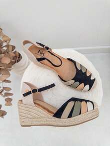 Women Platforms & Wedge Sandals - 黑色 - 查看 5