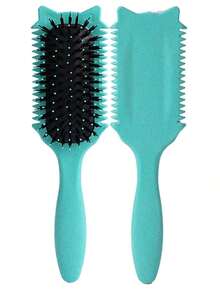 Hair Brushes-EU+UK Curling Hair Brush, Suitable For Styling, Shaping And Setting Curly Hair, For Both Men And Women, Can Be Used On Dry Or Wet Hair - 彩色 - 查看 11