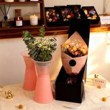 1Pc Plastic Flower Packaging Liner Plant Stands Packing Material Fixing Bouquet Arrangement Base Flower Accessories - 1PC - View 7
