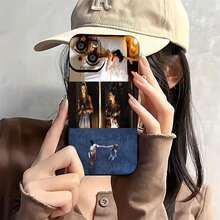 Estuche para teléfono con patrón Lovers Embrace Compatible con teléfonos   17  16 Pro Max  15 Pro Max  13 y  12 Hecho de material de TPU, brinda protección contra golpes y caídas Es un gran regalo para familiares, amigos, amantes, novios y novias - Negro - Ver 3