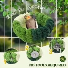 Winter Warm Pet Nest, Suitable For Bird Cages With Hanging Design, Applicable For Parrots, Hamsters And Hedgehogs, Practical Pet Gift - Multicolor - View 4