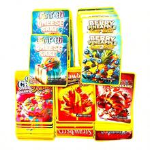 200pcs Gift Bags Reusable Holographic 3.5g Mylar Bags - Waterproof, Vibrant Colorful Designs For Gift Packaging, Candy Storage & Holiday Decor (Peach, Pink, Green, Blue, Purple, Brown), Gift Packaging Bags, Playful Design, Durable Construction - 50PCS - 查看 7