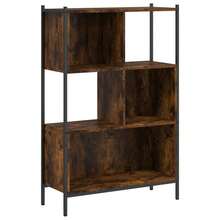 vidaXL Bücherregal Räuchereiche 72x28x109 cm Holzwerkstoff - Braun - Übersicht 2