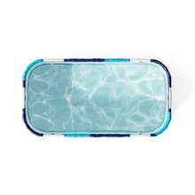 LIVINGANDHOME Blue Foldable Soaking Bathtub Spacious Interior Stable Frame Water Injection Cushion Indoor Outdoor Bath - Blue 115cm (W) x 60cm (D) x 50cm (H) - 查看 6