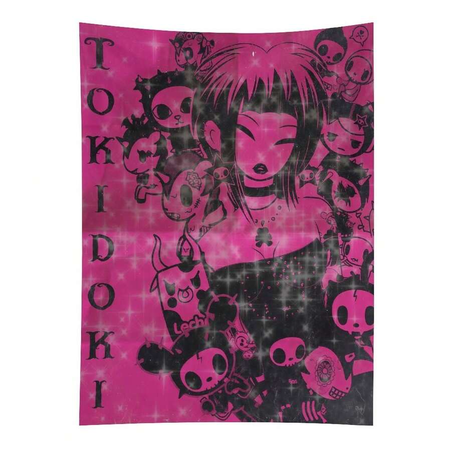 Official Tokidokis Unicorno Tapestry Wall Hanging, 3x5ft Party Photography Backdrop Decorations For Living Room Bedroom Home, Cute Birthday Party Supplies Banner Tablecloth Beach ThrowOfficial Tokidokis Unicorno Tapestry Wall Hanging, 3x5ft Party Photography Backdrop Decorations For Living Room Bedroom Home, Cute Birthday Party Supplies Banner Tablecloth Beach Throw - 粉色 1 件 - 查看 1