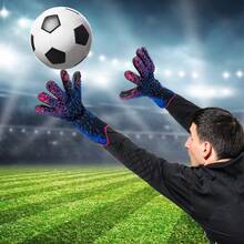 Soccer Goalie Goalkeeper Gloves For Adults Football Gloves With Strong Grips Palms - Multicolor - View 8