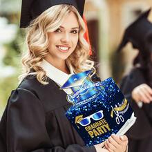 毕业现金惊喜礼盒，透明袋礼品套装，内含50个小袋，适合儿童和成人，是给亲朋好友赠送现金礼物的趣味方式。 - 藍色 - 查看 7