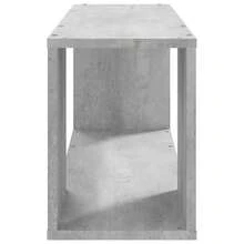 vidaXL TV-Schrank Betongrau 80x24x32 cm Holzwerkstoff - Grau - Übersicht 6