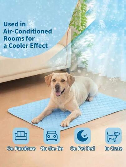 Pet Cooling Mat, Pet Cooling Pad, Pet Sleep Mat, Summer Cooling Blanket, Washable, Breathable Ice Silk Sleep Bed, Comfortable For Indoor And Outdoor Use
