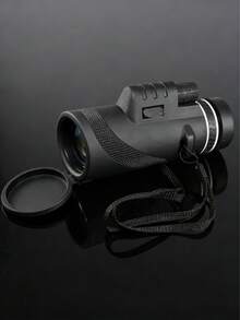 40X60 High Power HD Monocular Telescope For Adults - Nitrogen-Filled Waterproof Fogproof, FMC Lens & BAK4 Prism With Smartphone Holder & Tripod, Ideal For Birdwatching/Hunting/Concert/Hiking/Travelling - 黑色 - 查看 2