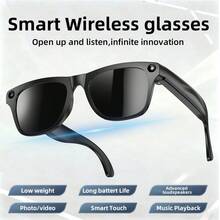 Nya smarta glasögon, 100W kamera, tydlig bildkvalitet utan skakningar, 260mAh batteri med stor kapacitet, med ficklampa som kan användas som ficklampa, kamerans batteritid upp till 100 minuter - Multifärgad - Visa 3