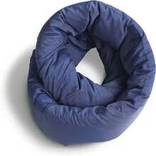 Soft 360 Support Scarf Travel Pillow Portable Stuffable Neck Pillow For Travel With Refillable Support Cushion For Car - 紫色 - 查看 7