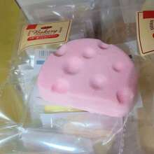 New Japanese Style Soft Slow Rebound Simulation PU Half-Round Cheese Food Stress Relief Toy, Great Gift - Multicolor - View 4