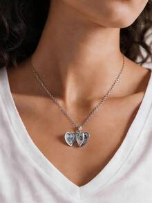 Customized Personalized European And American Cross-Border Color Photo Necklace, Mother's Day Gift, Valentine's Day Gift, Birthday Anniversary Gift, For Friends, Classmates, Graduation, , Family, High-End Gift, Southeast Asia,Jewellery For Ladies ,Boho Statement - Style 1 - View 13