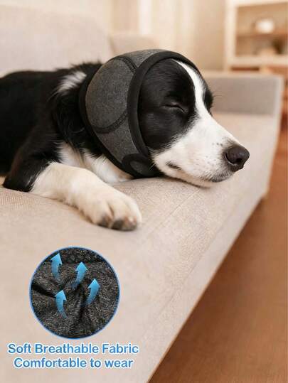 狗狗舒缓连帽衫，狗狗耳罩降噪，完美应对雷雨、噪音、看兽医等场合，防水